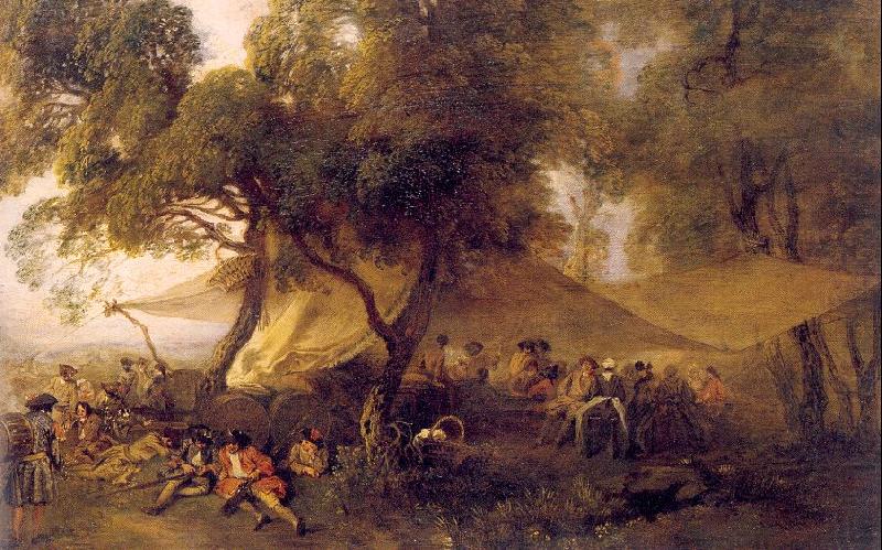 WATTEAU, Antoine Respite from War china oil painting image